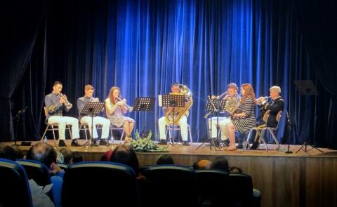 Virginia Military Institute’s Brass Ensemble performs at UNE’s Tangier Campus