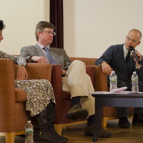 杰夫•甘特图, Rob Anderson and Stacey Thieme participate in a panel discussion about aging and the brain
